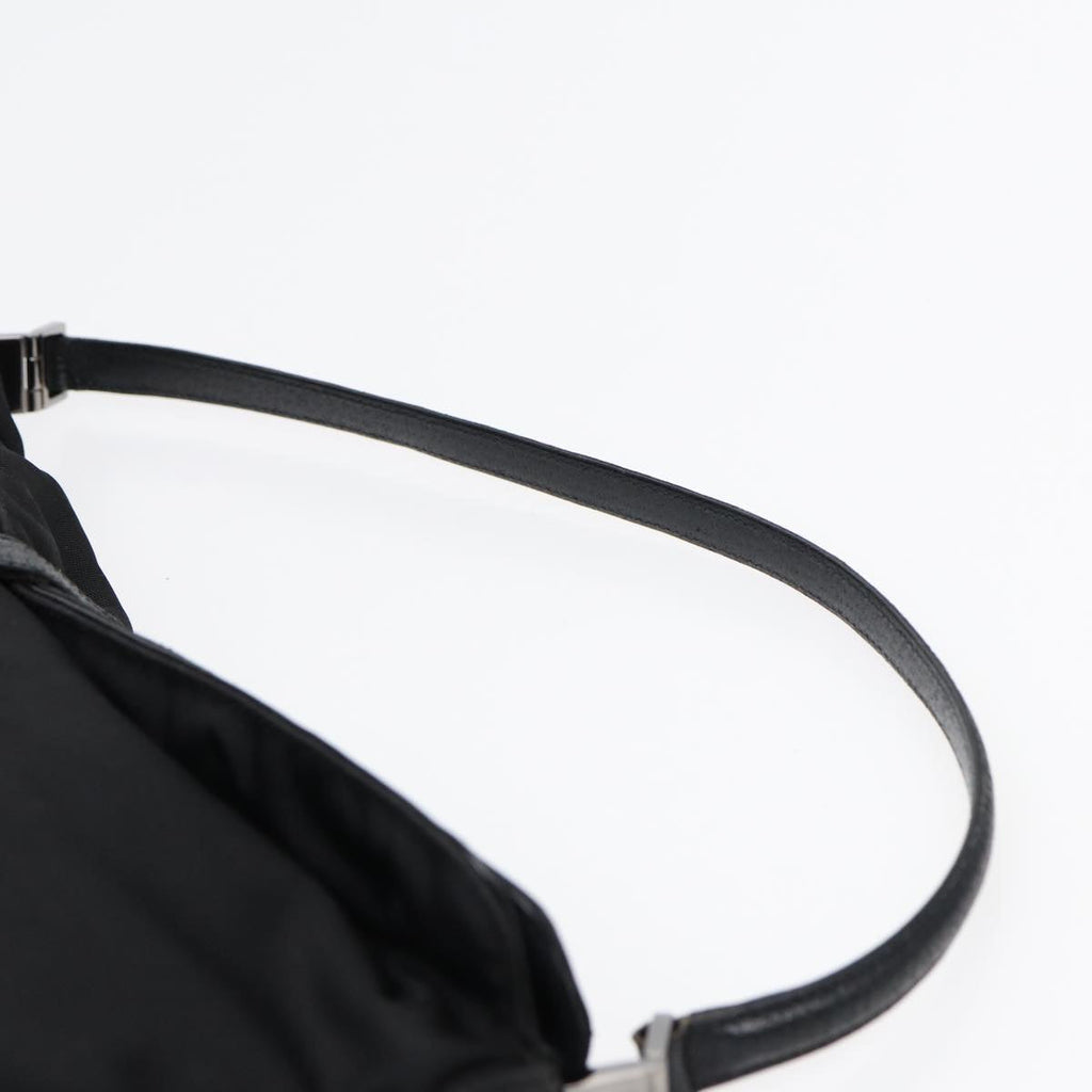 GUCCI Jackie Shoulder Bag Nylon Black Silver 001 3355 89141