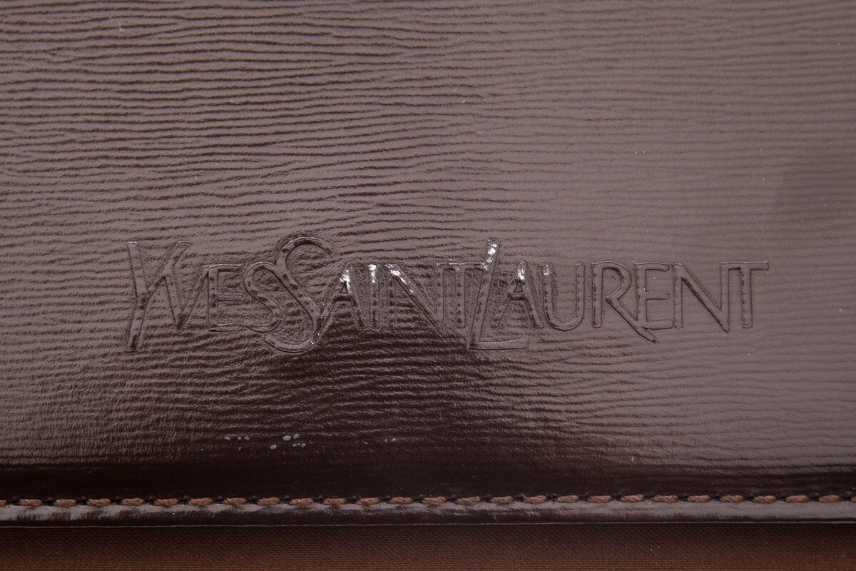 Yves Saint Laurent Vintage Brown Leather Handbag
