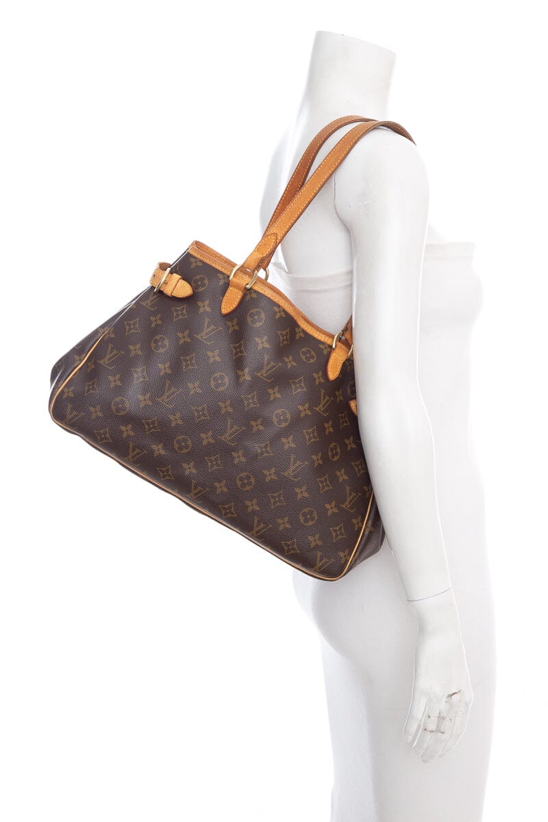 Louis Vuitton Brown Canvas Batignolles Horizontal Handbag