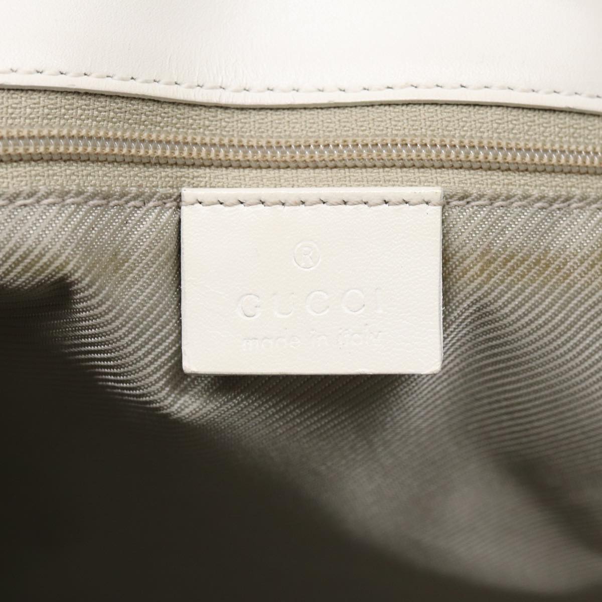 GUCCI GG Canvas Tote Bag Light Blue White Gold 002 1097 89242