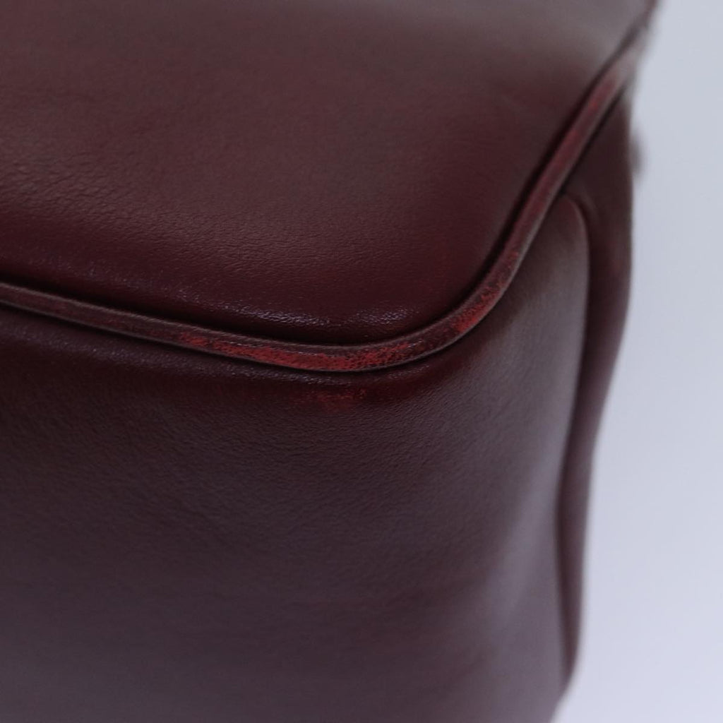 GUCCI Hand Bag Leather Limited To 300 Pieces Red Black gold 02684 89249A