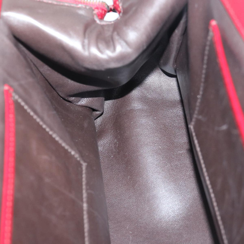 GUCCI Hand Bag Leather Limited To 300 Pieces Red Black gold 02684 89249A