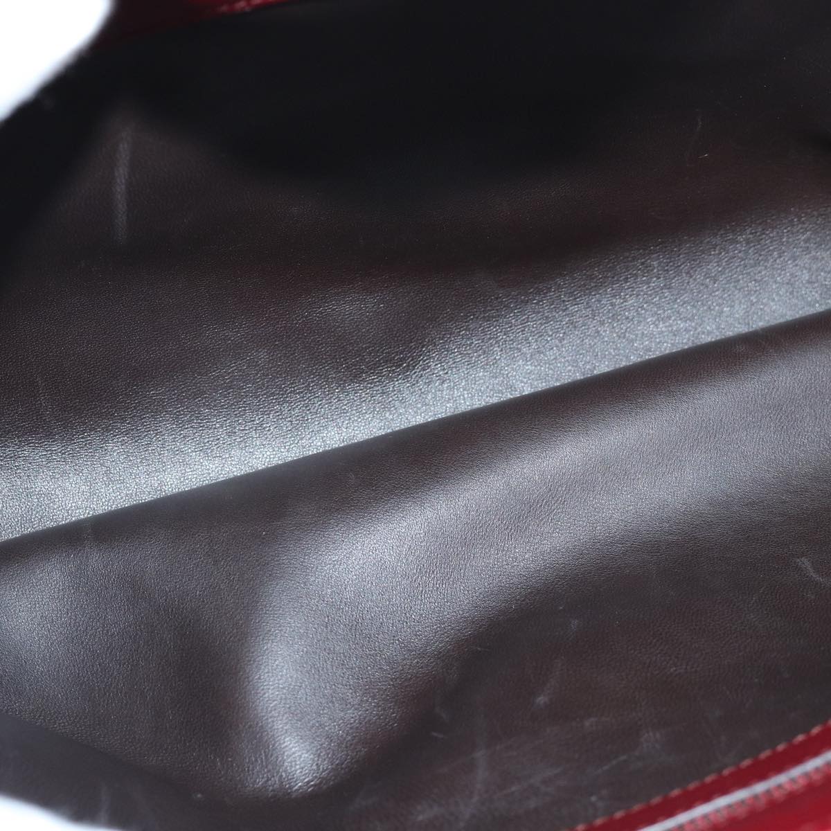 GUCCI Hand Bag Leather Limited To 300 Pieces Red Black gold 02684 89249A