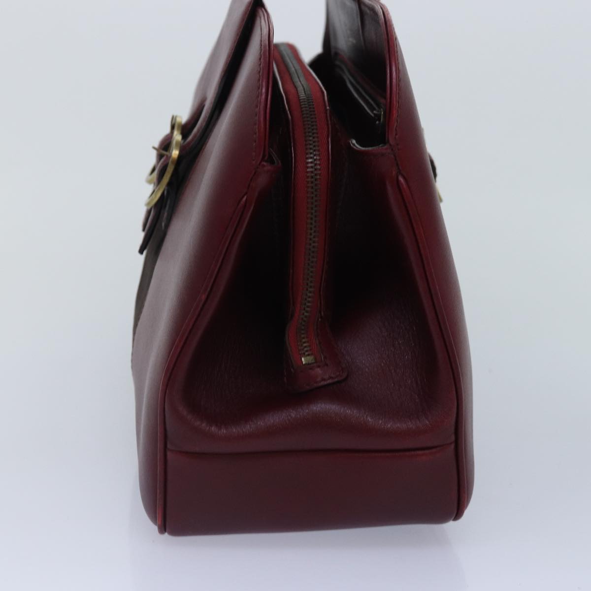 GUCCI Hand Bag Leather Limited To 300 Pieces Red Black gold 02684 89249A