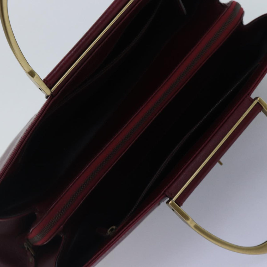 GUCCI Hand Bag Leather Limited To 300 Pieces Red Black gold 02684 89249A