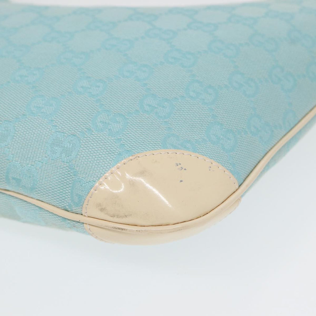 GUCCI GG Canvas Shoulder Bag Peppermint White 89276
