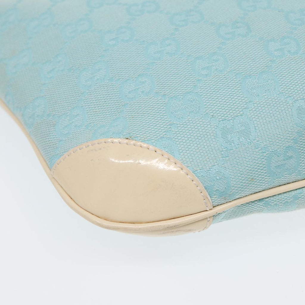 GUCCI GG Canvas Shoulder Bag Peppermint White 89276