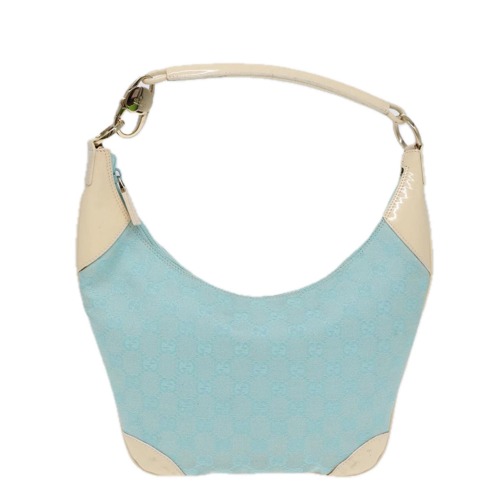 GUCCI GG Canvas Shoulder Bag Peppermint White 89276