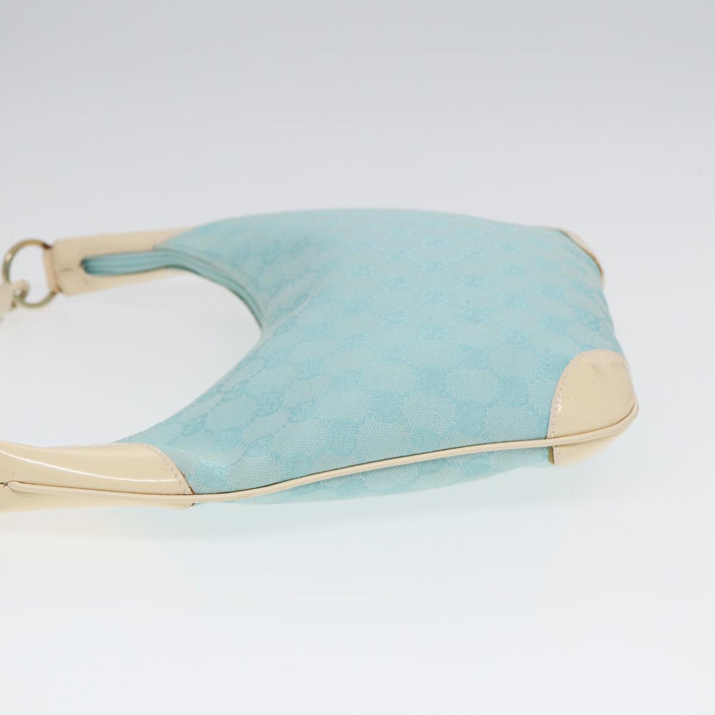 GUCCI GG Canvas Shoulder Bag Peppermint White 89276
