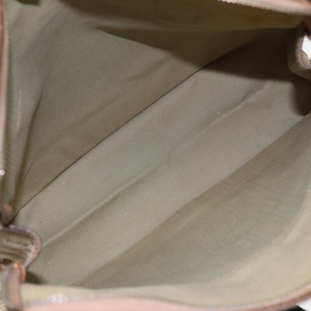 GUCCI GG Canvas Web Sherry Line Tote Bag Beige Green Red 89277