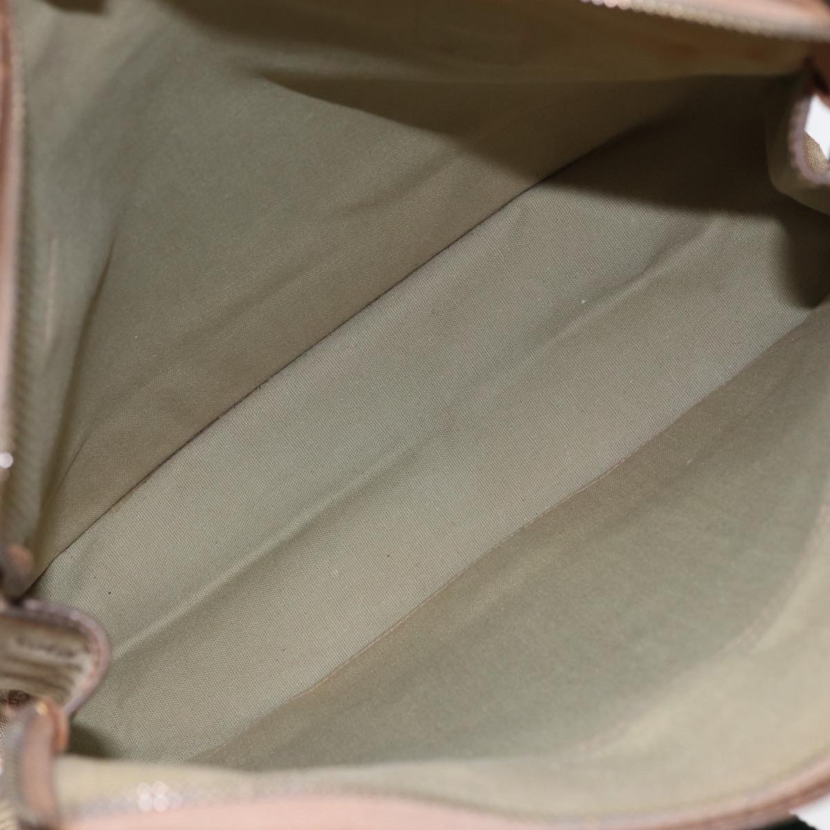 GUCCI GG Canvas Web Sherry Line Tote Bag Beige Green Red 89277