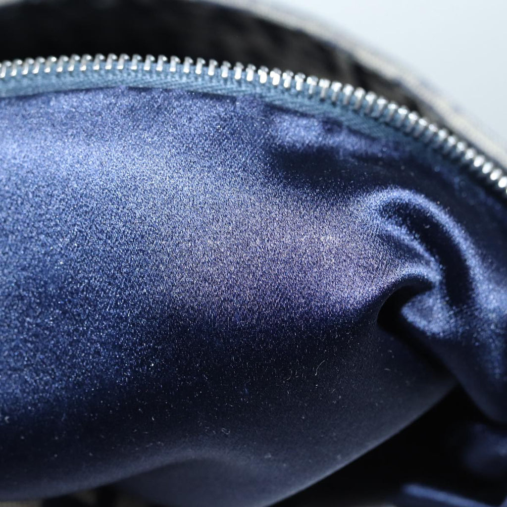 FENDI Zucchino Canvas Mamma bucket Hand Bag Navy 89278