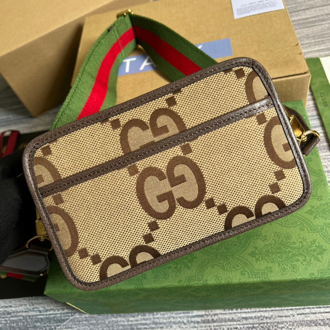 Glami Jumbo Glami Mini Bag Camel And Ebony Jumbo Glami Canvas For WomenÃ‚Â  8.9in/22.5cm Glami 696075 UKMGLAMI 2570