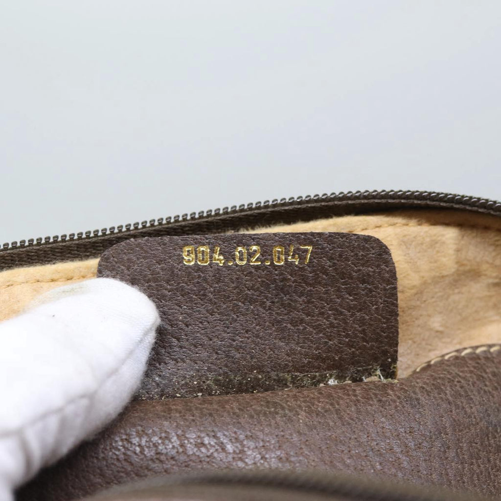 GUCCI GG Supreme Web Sherry Line Shoulder Bag PVC Beige 904 02 047 89440