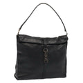 GUCCI Jackie Shoulder Bag Leather Black Silver 001 3355 1781 89451