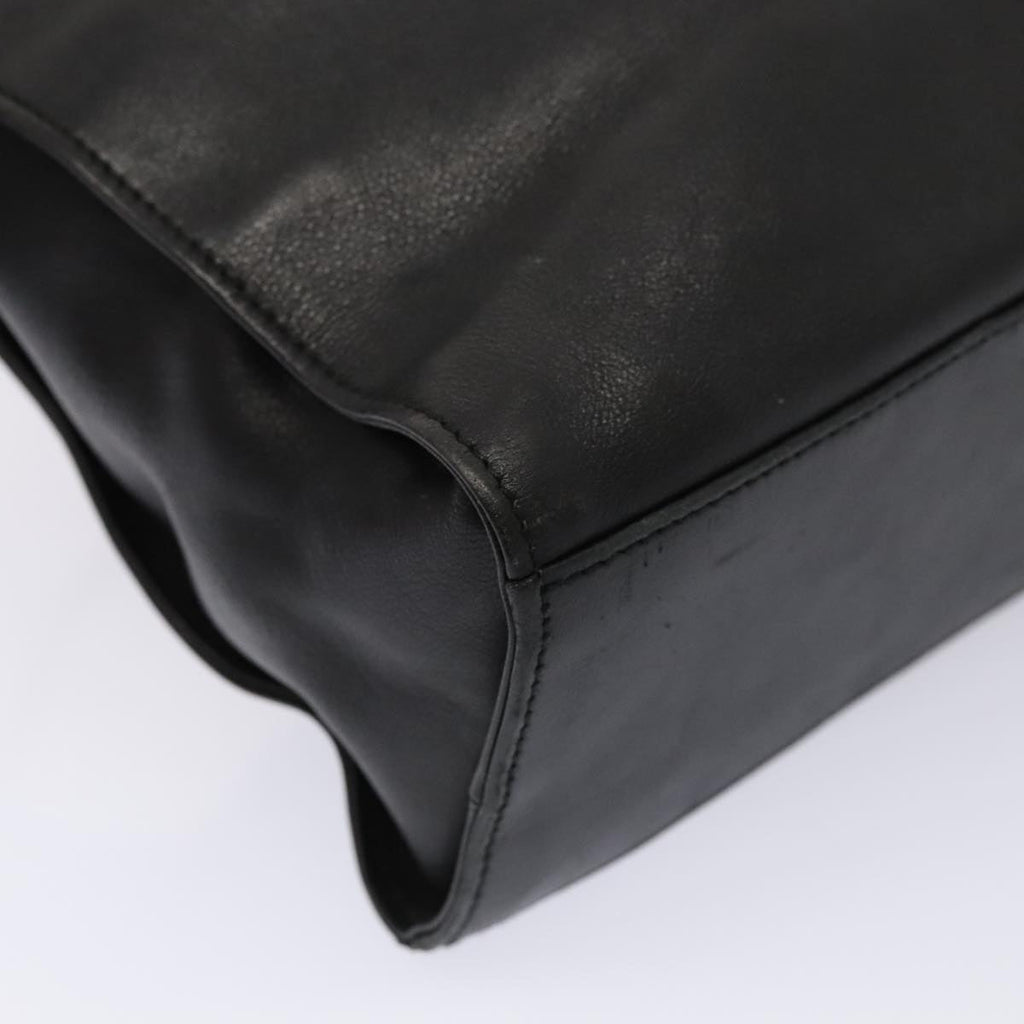 GUCCI Jackie Shoulder Bag Leather Black Silver 001 3355 1781 89451