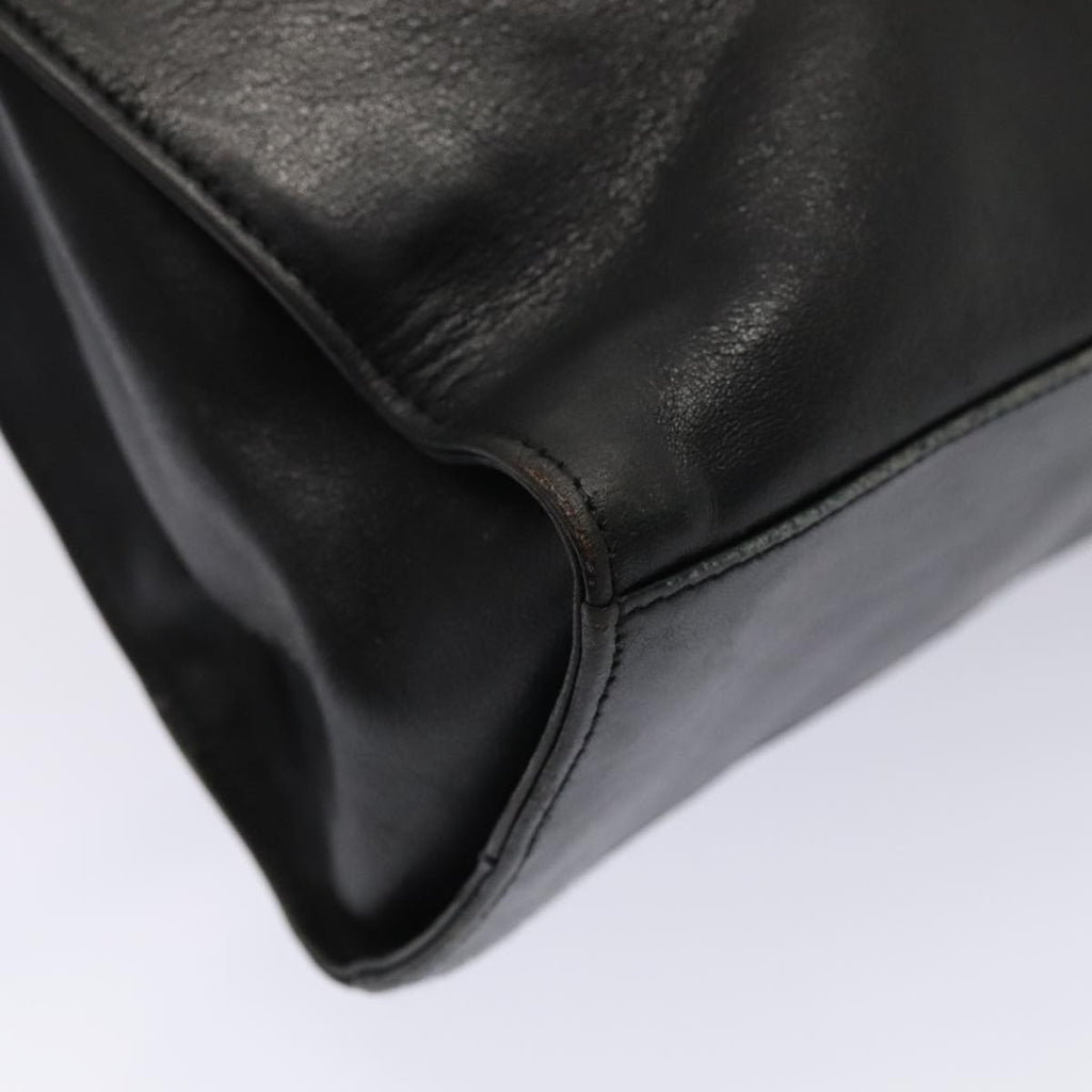 GUCCI Jackie Shoulder Bag Leather Black Silver 001 3355 1781 89451