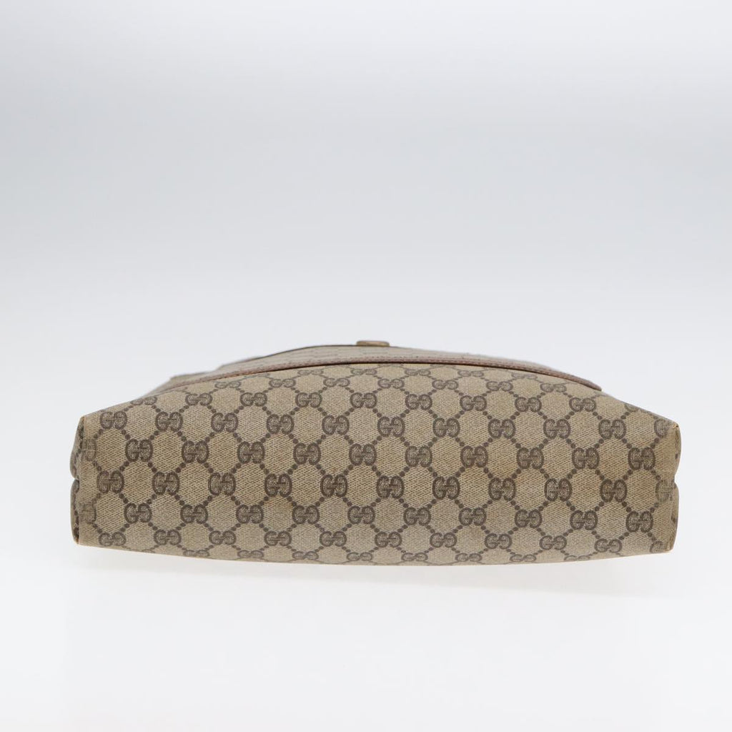 GUCCI GG Supreme Web Sherry Line Tote Bag PVC Beige 001 080 494 89539