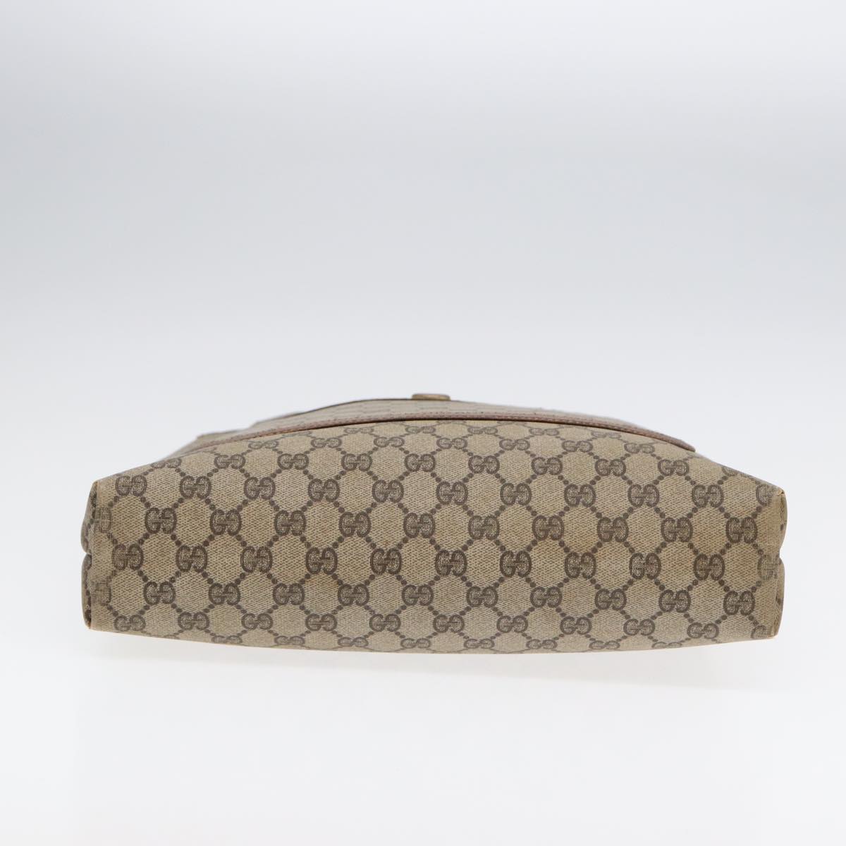 GUCCI GG Supreme Web Sherry Line Tote Bag PVC Beige 001 080 494 89539
