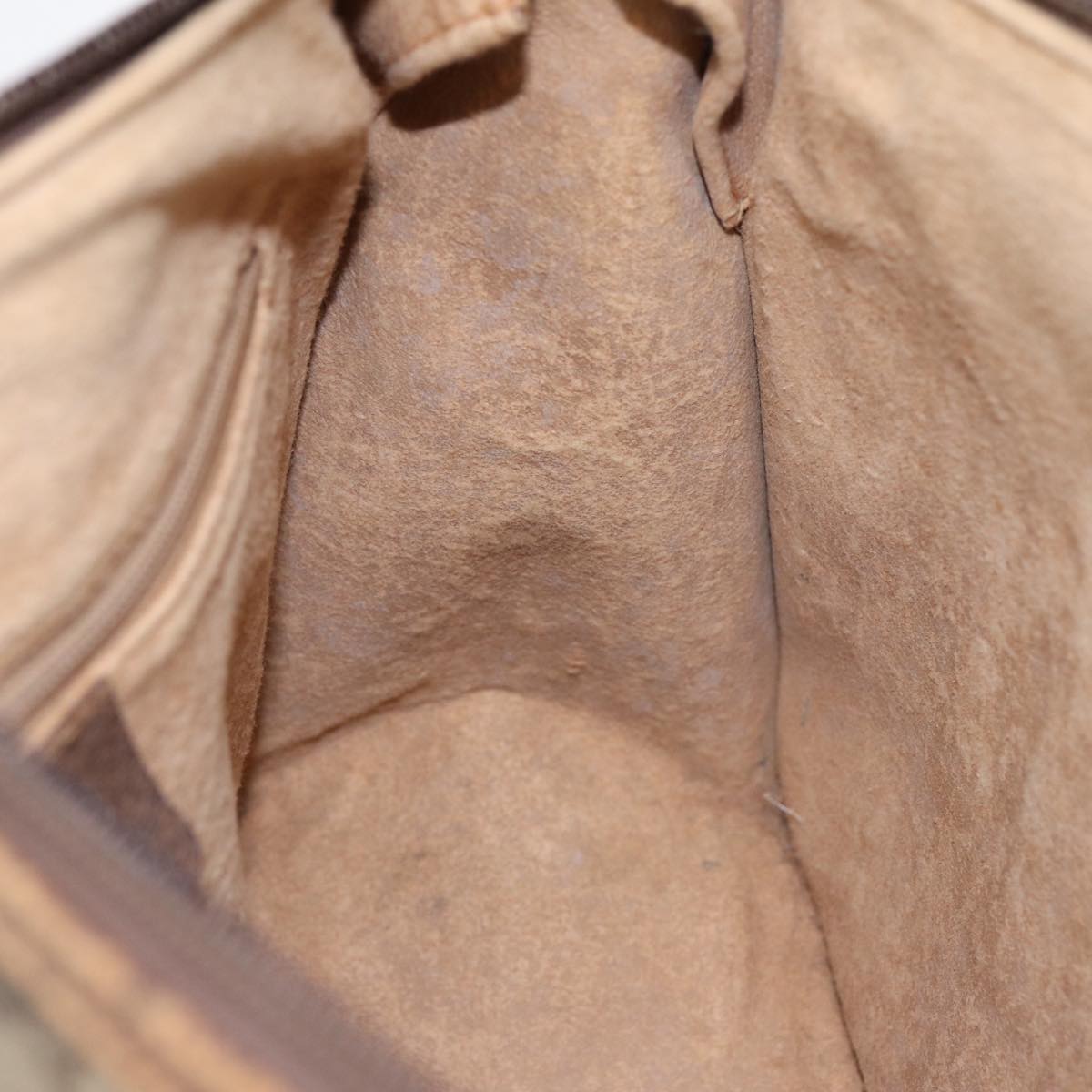 GUCCI GG Supreme Web Sherry Line Hand Bag PVC Beige Gold 41 02 039 89540