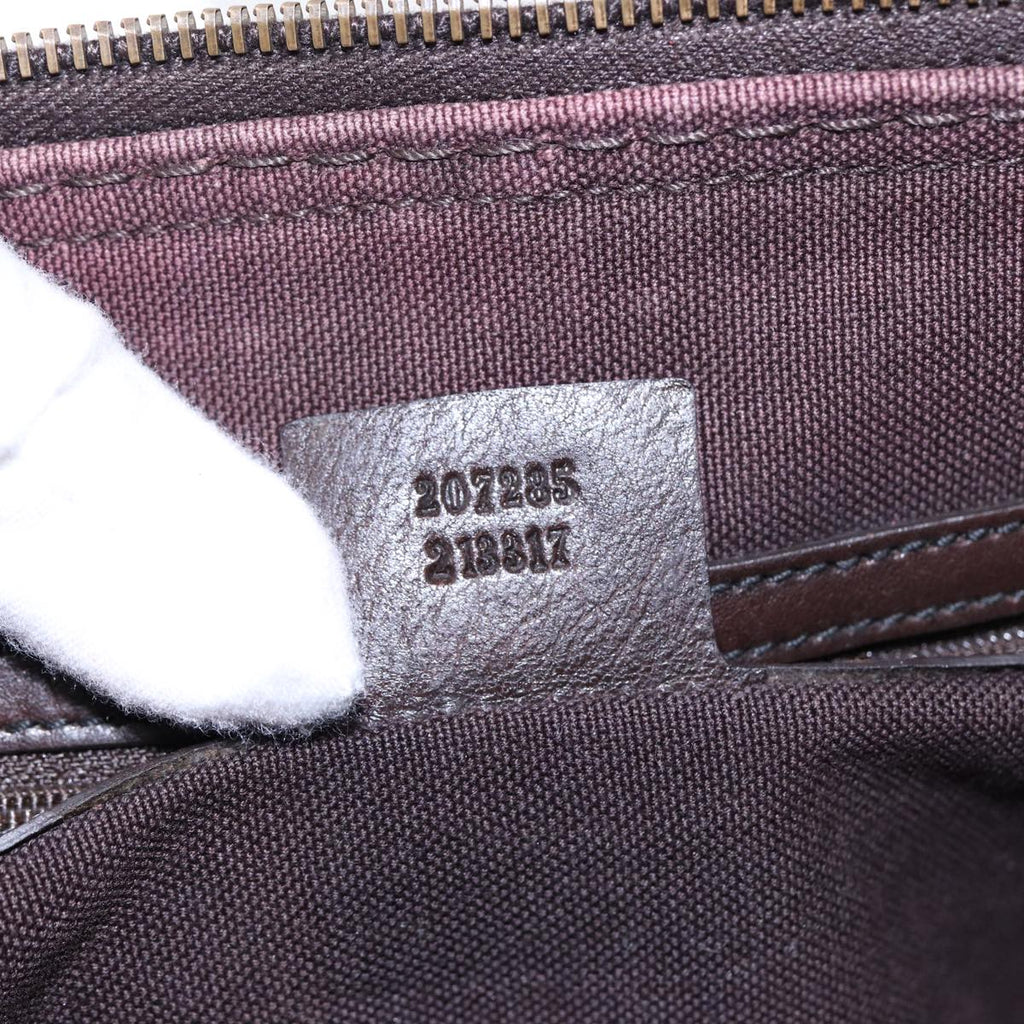 GUCCI GG Canvas Tote Bag Beige Brown gold 207285 89554