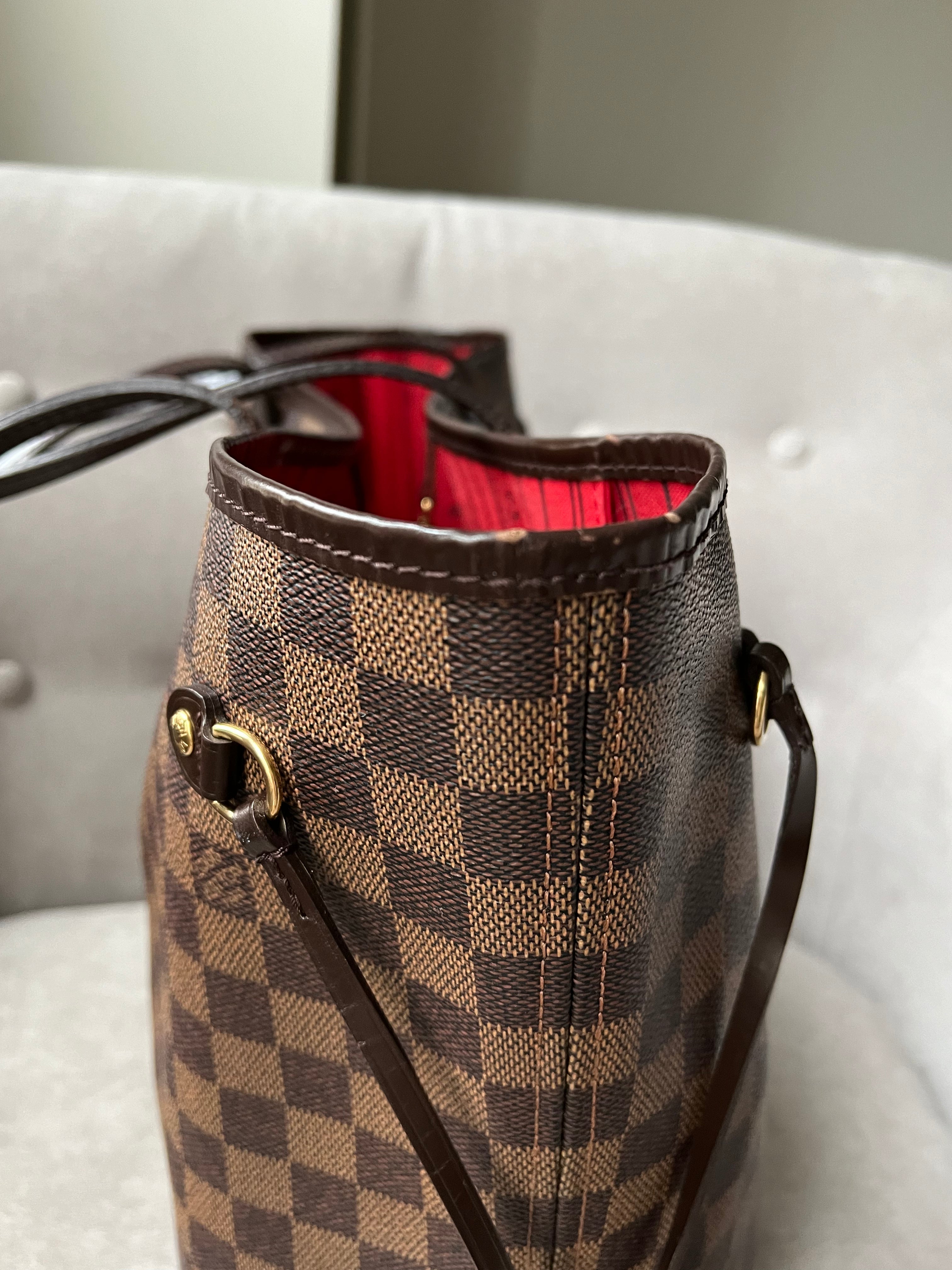 Louis Vuitton Neverfull MM Damier Ebene Cherry Interior (RRP £1410)