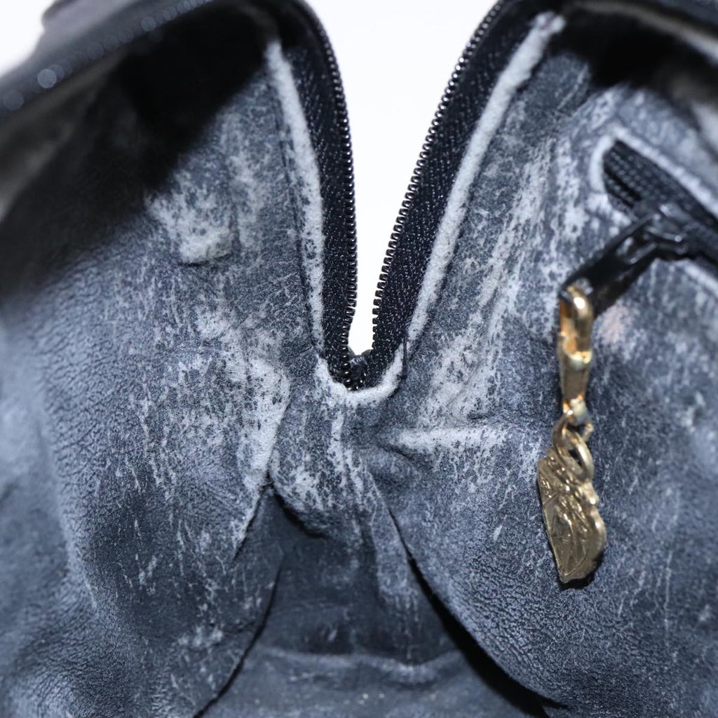 GUCCI GG Canvas Shoulder Bag Black Gold 007 115 4916 89607