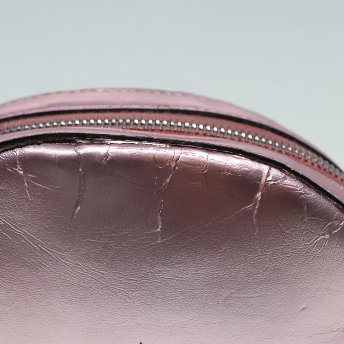 GUCCI Shoulder Bag Leather Pink Silver 550756 89608