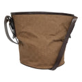 GUCCI GG Canvas Shoulder Bag Brown Silver 106240 89622