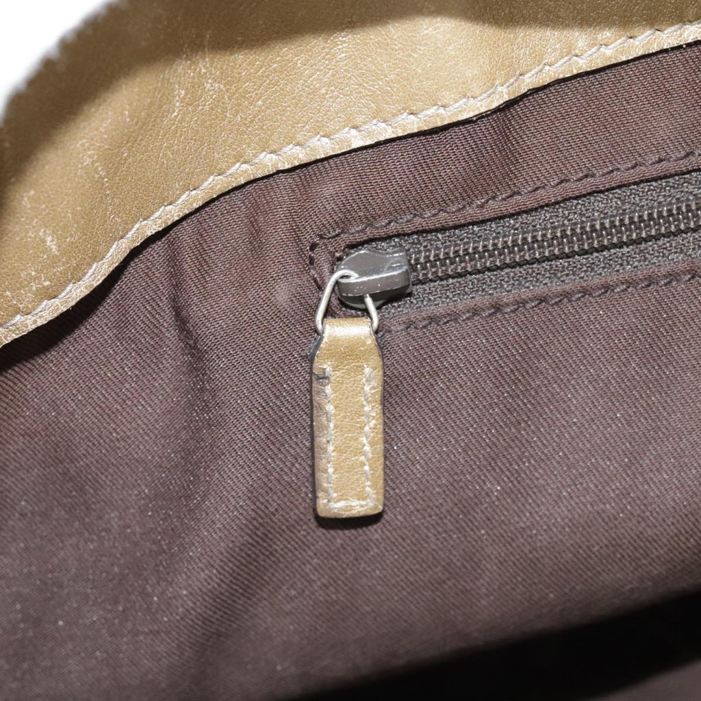 GUCCI GG Crystal Abbey Shoulder Bag Gold 211983 89623