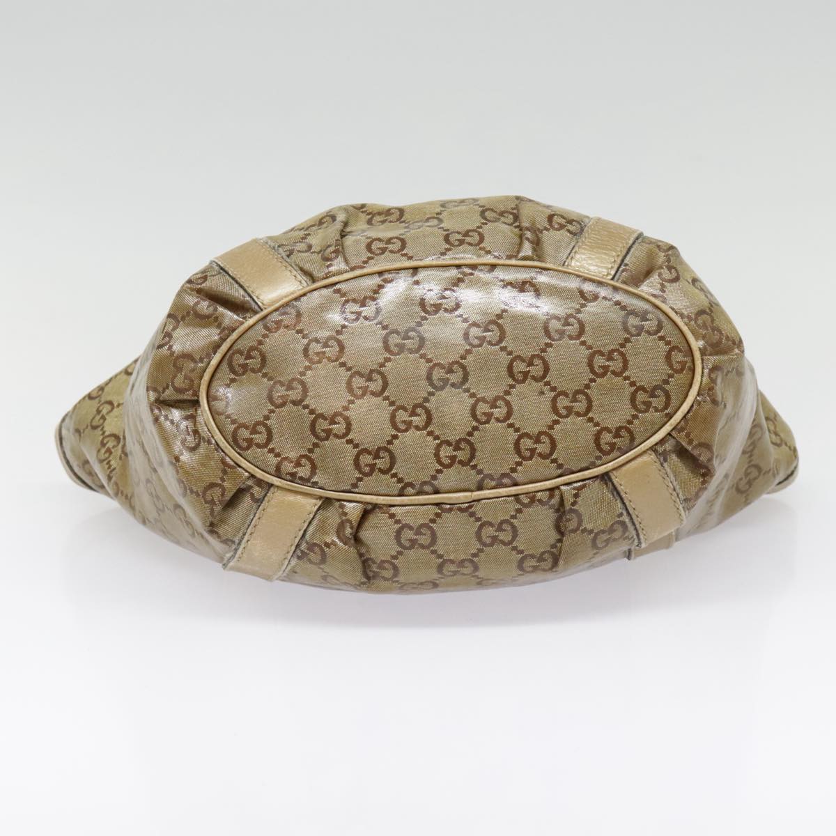 GUCCI GG Crystal Abbey Shoulder Bag Gold 211983 89623