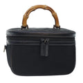 GUCCI Vanity Hand Bag Nylon Black 013 2122 2490 89706
