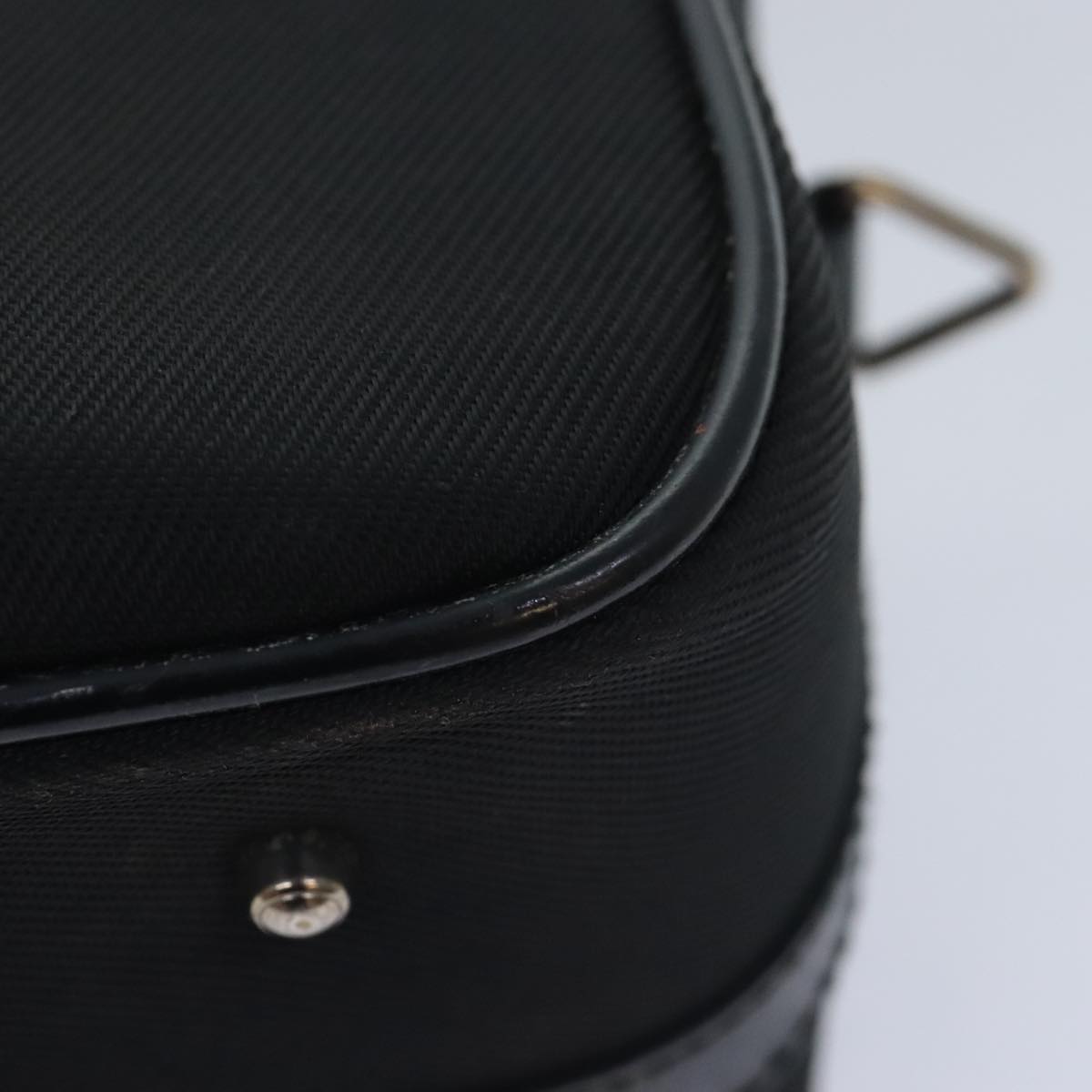 GUCCI Vanity Hand Bag Nylon Black 013 2122 2490 89706