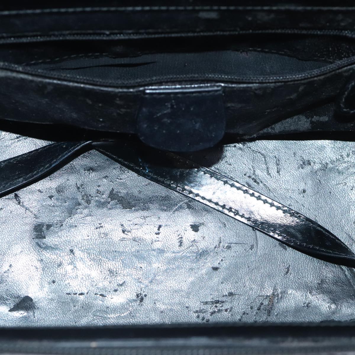 GUCCI Vanity Hand Bag Nylon Black 013 2122 2490 89706
