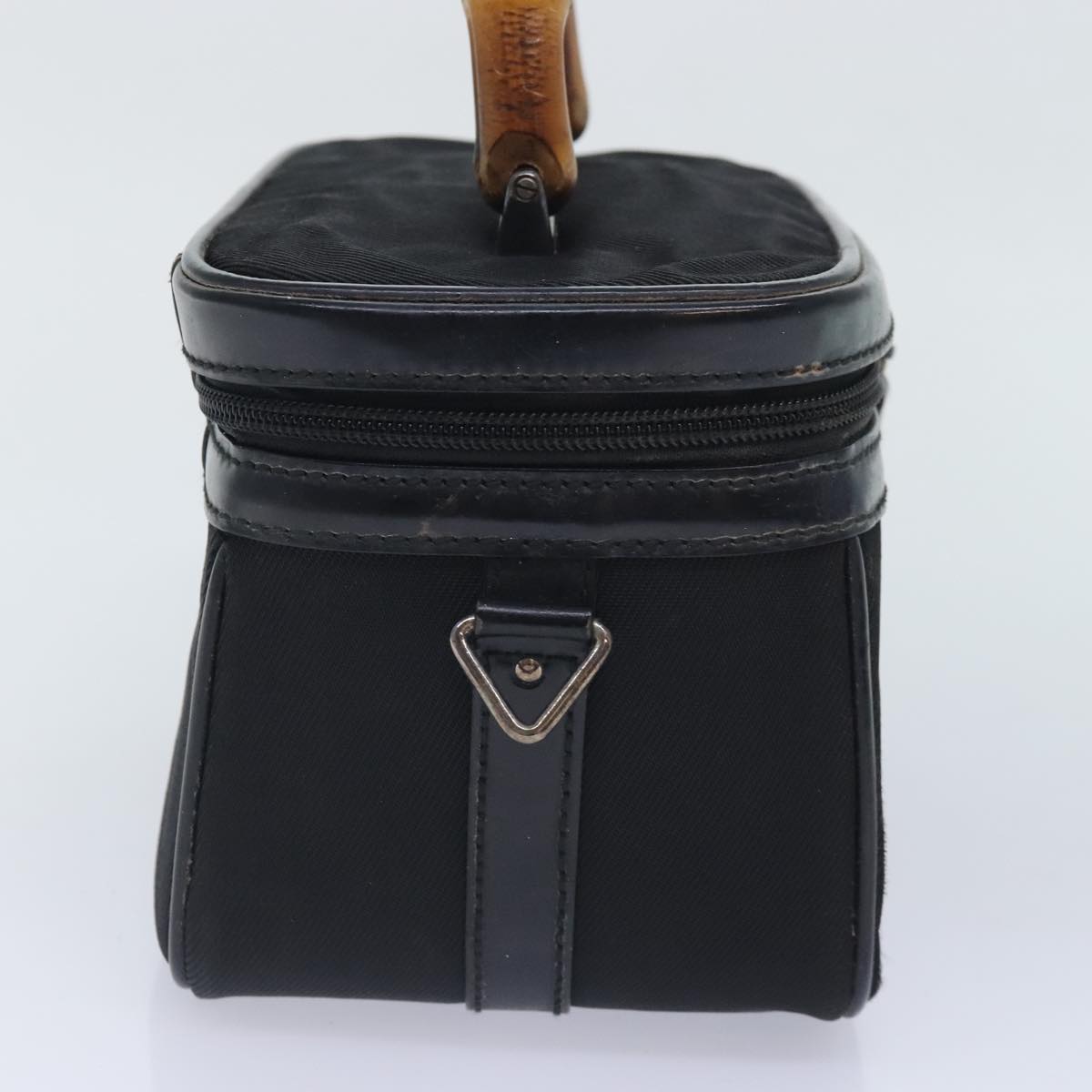 GUCCI Vanity Hand Bag Nylon Black 013 2122 2490 89706