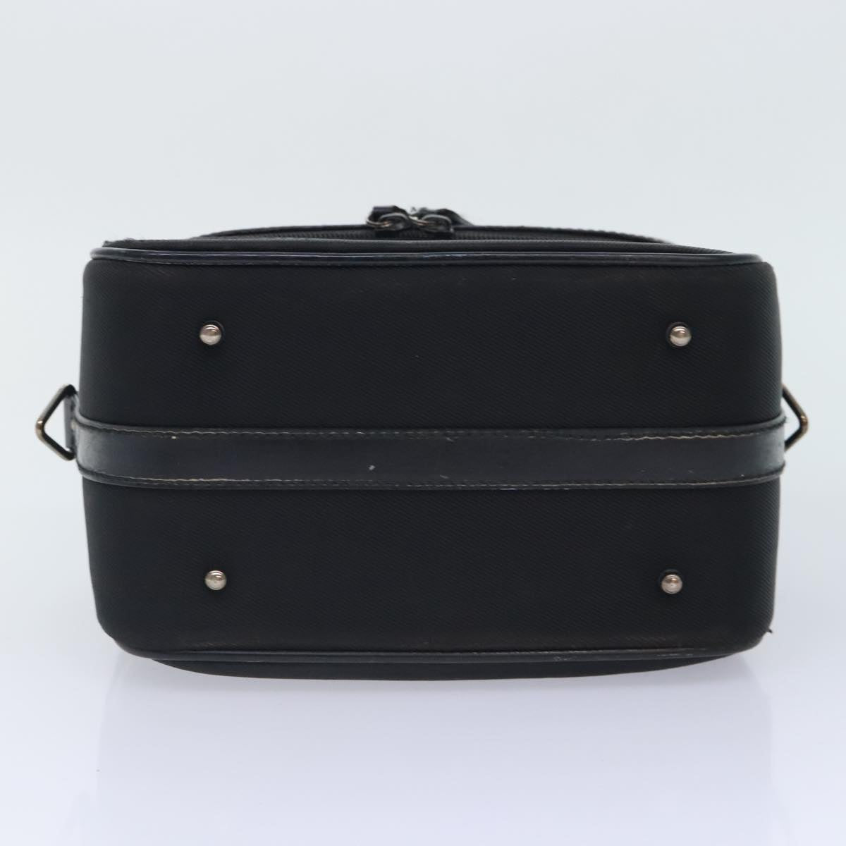 GUCCI Vanity Hand Bag Nylon Black 013 2122 2490 89706