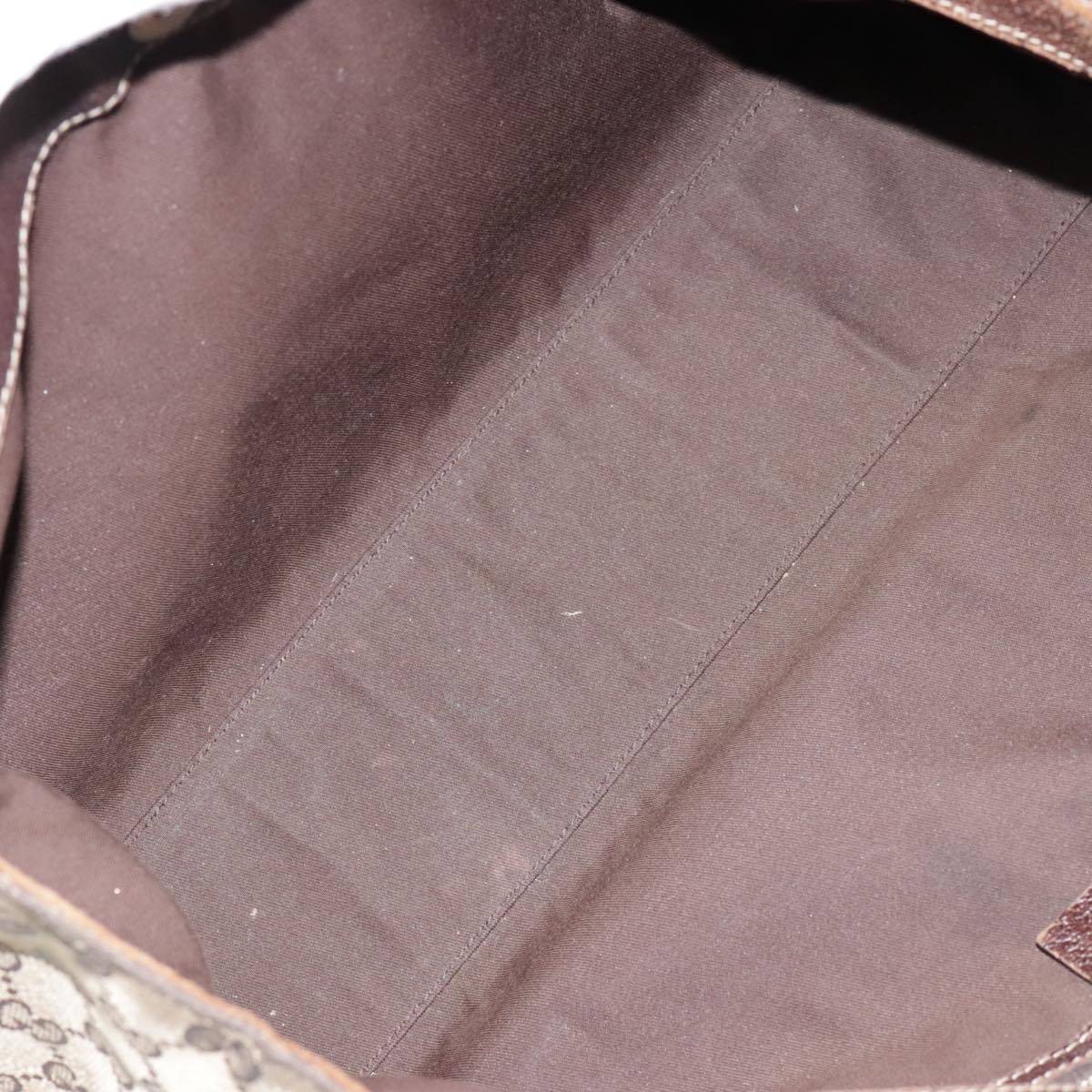 GUCCI GG Supreme Tote Bag PVC Leather Beige Gold 154981 89713