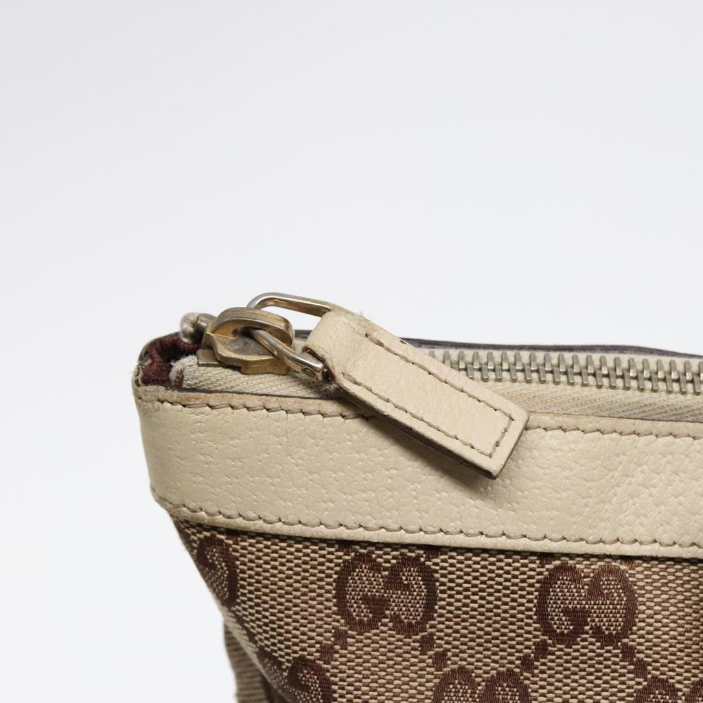 GUCCI GG Canvas Tote Bag Beige Gold 141470 89715