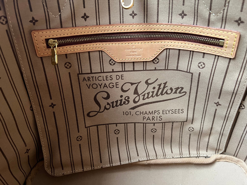 Louis Vuitton Neverfull MM Monogram Beige (RRP £1,410)