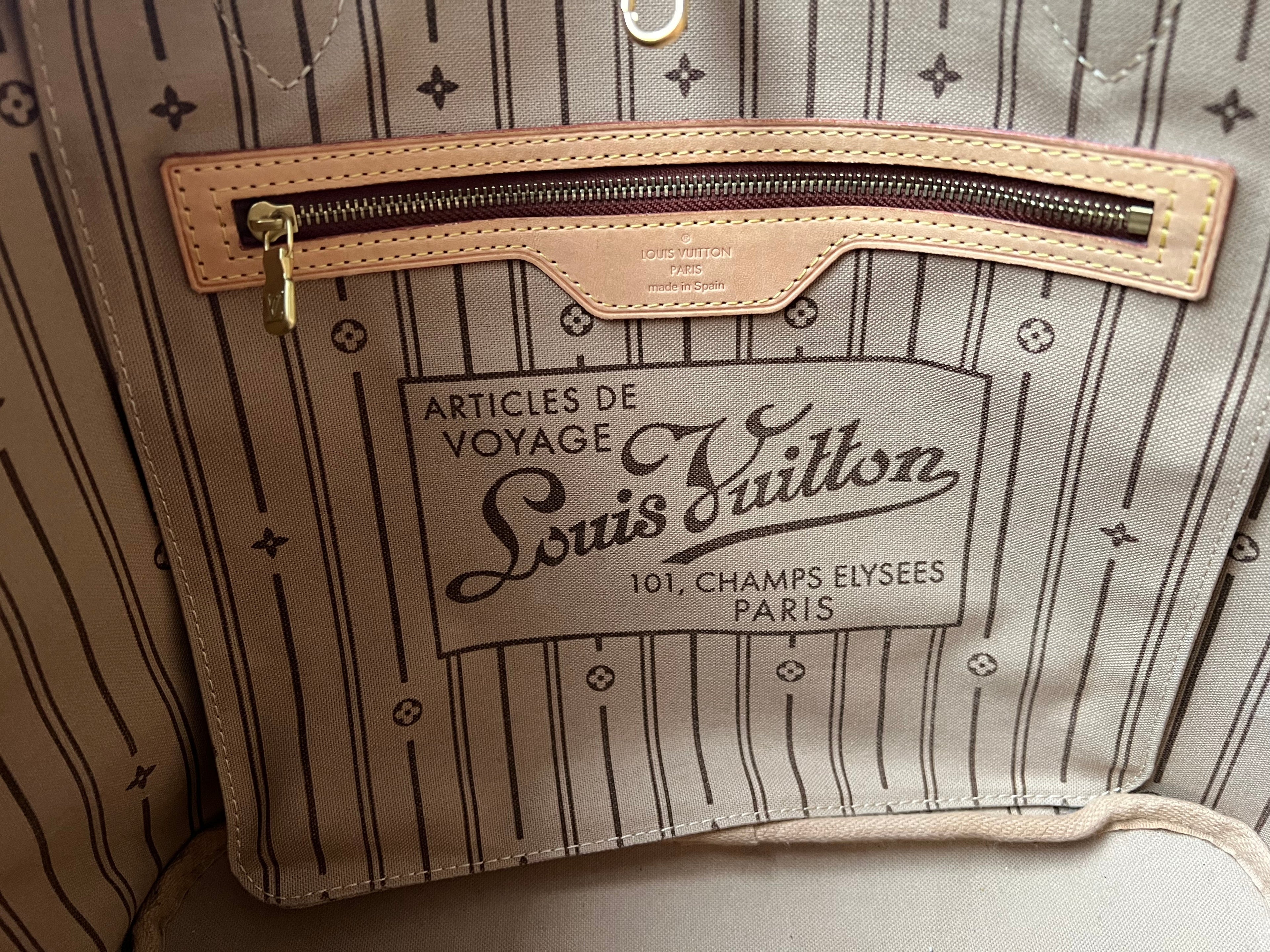 Louis Vuitton Neverfull MM Monogram Beige (RRP £1,410)