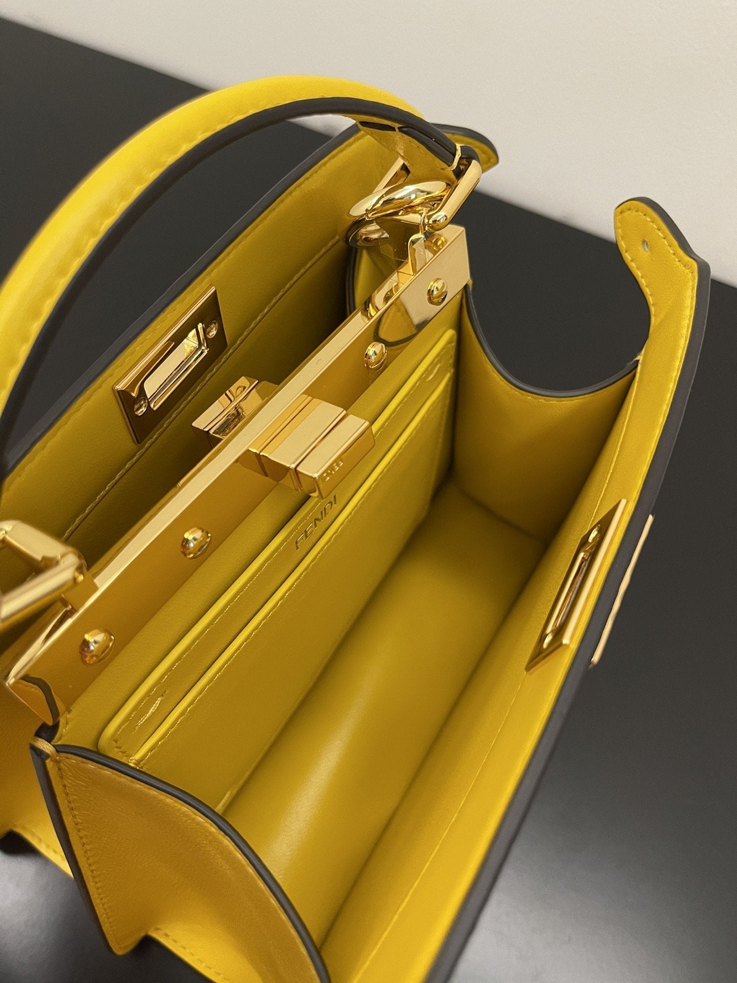 FI GlamI ISeeU Petite Yellow Small Bag For Woman 20cm/8in