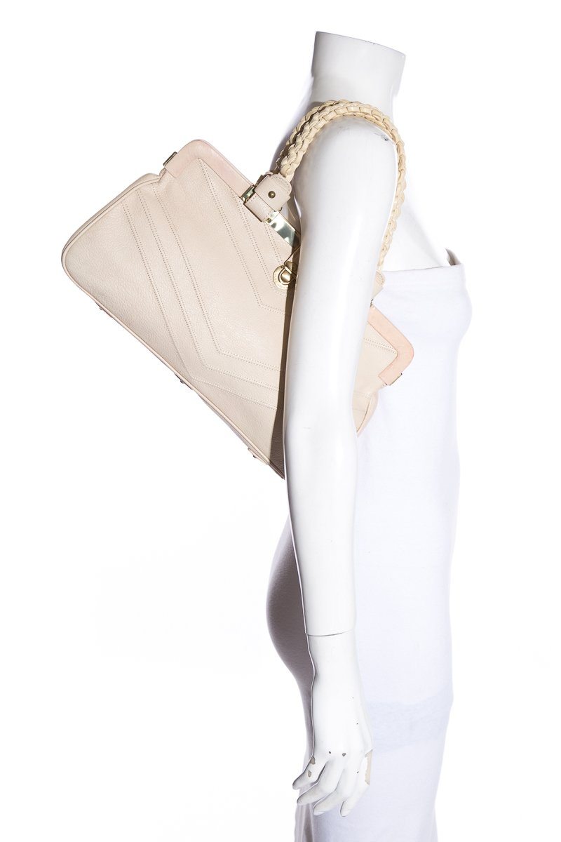 Marc Jacobs Cream Braided Handle Bag