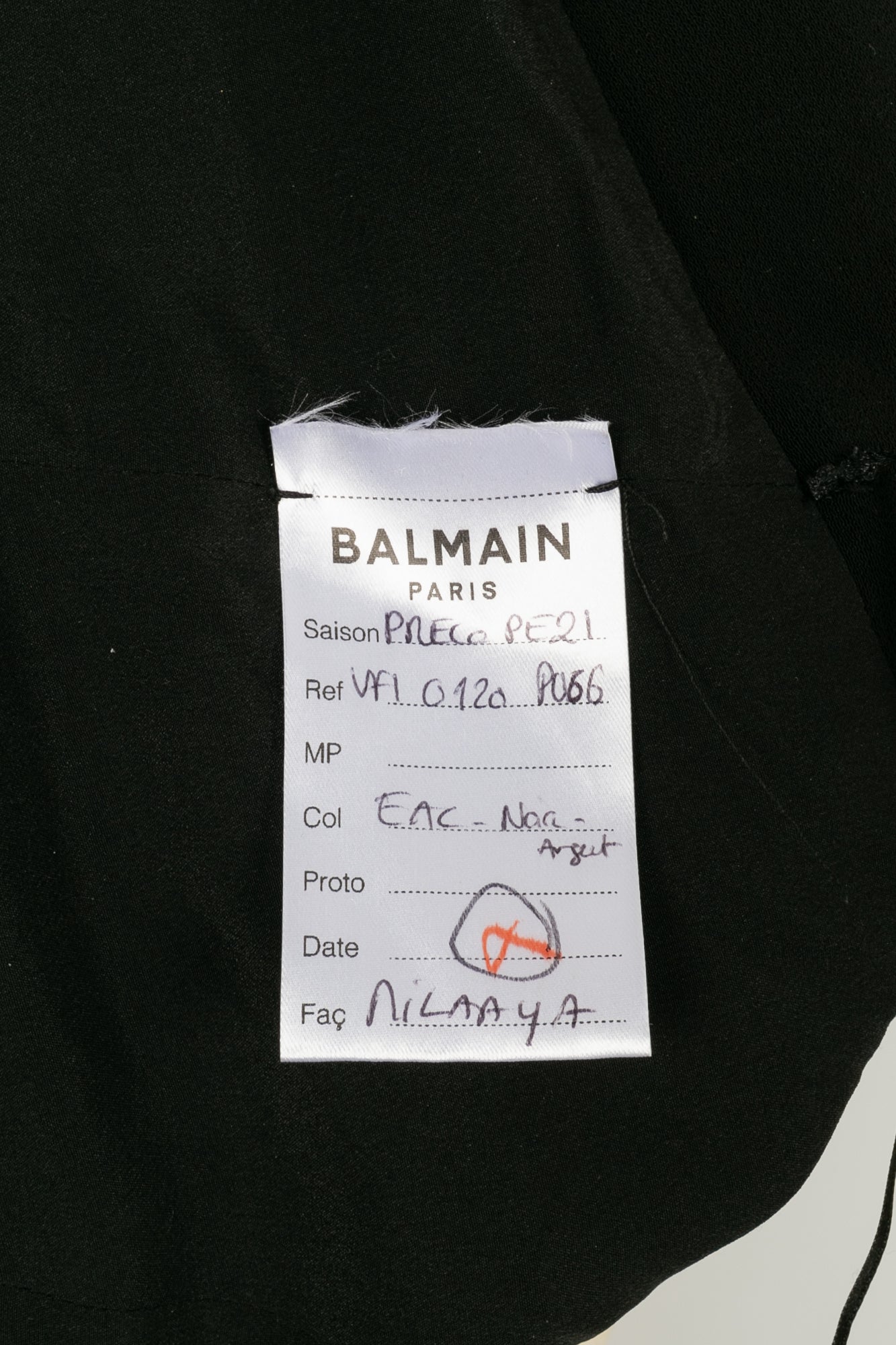 Top / Haut noir Balmain