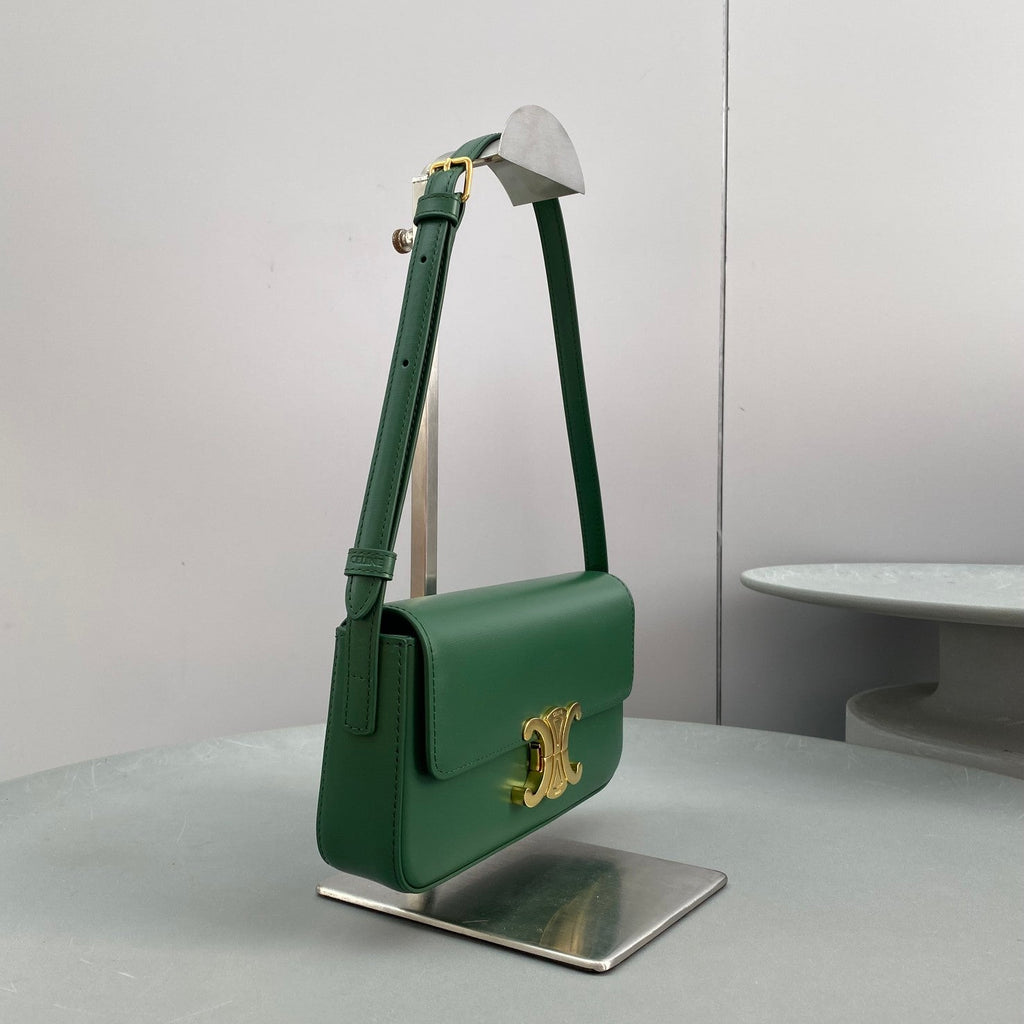 GLAMI Triomphe Shoulder Bag Green For Women 8in/20cmÃƒâ€šÃ‚Â 