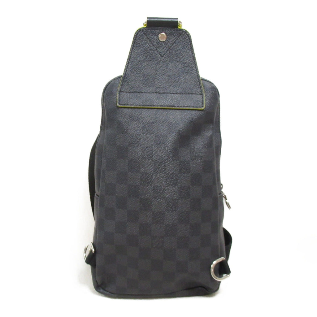 Louis Vuitton Louis Vuitton Stickers Avenue Sling Shoulder Bag Shoulder Bag PVC Coated Canvas Damier Graffit   Grey Rainbow N40273