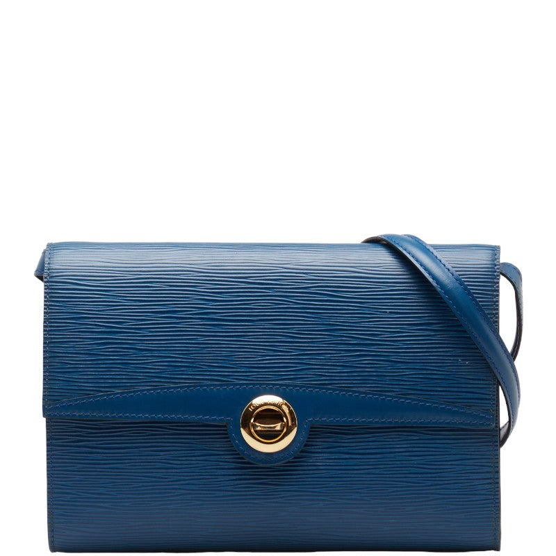 Louis Vuitton Epi Poschet Arsh Shoulder Bag M52575 Trad Blue Leather  Louis Vuitton