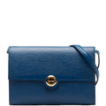 Louis Vuitton Epi Poschet Arsh Shoulder Bag M52575 Trad Blue Leather  Louis Vuitton