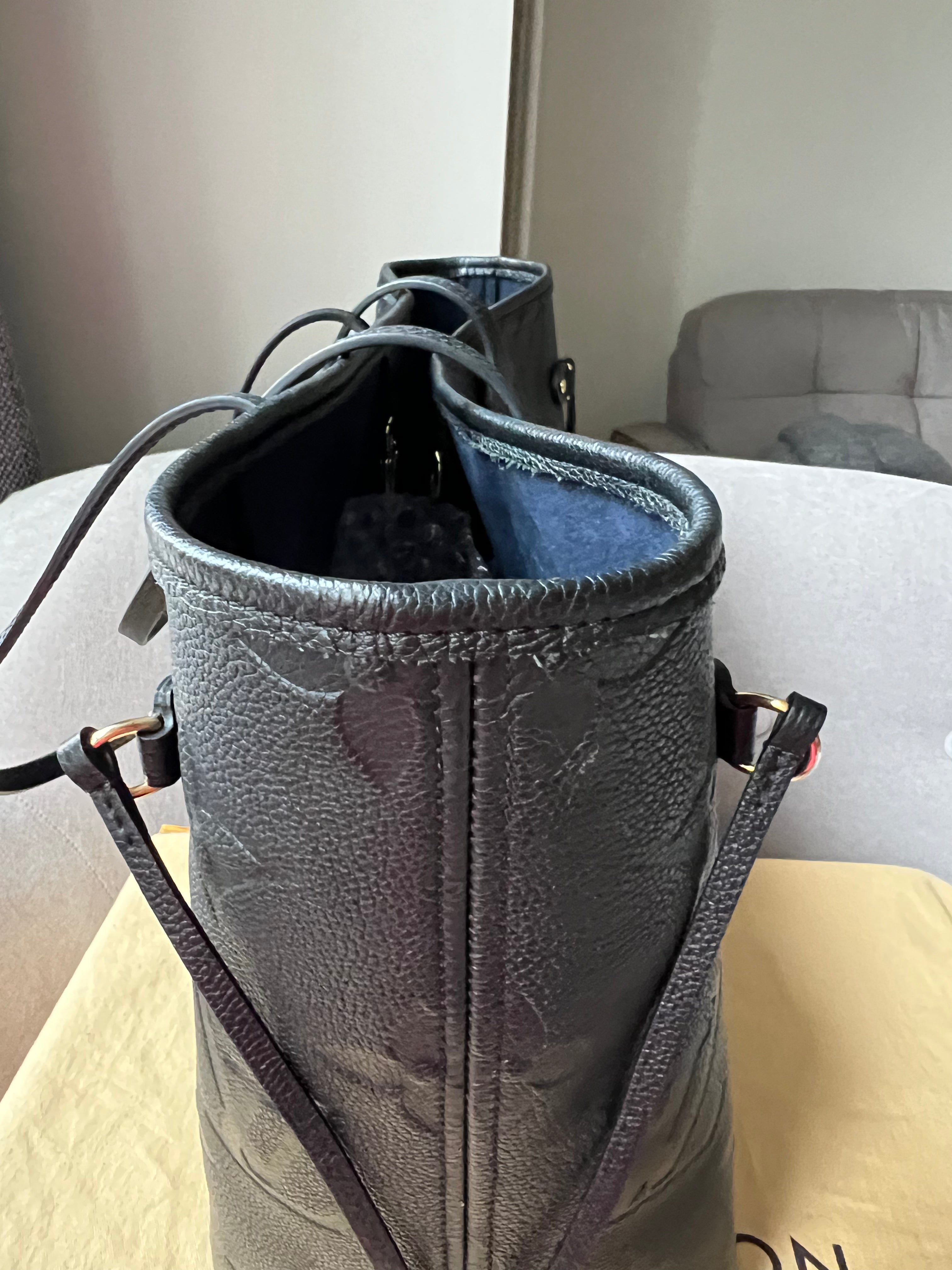 Louis Vuitton Neverfull MM Black Empreinte (RRP £1,940)