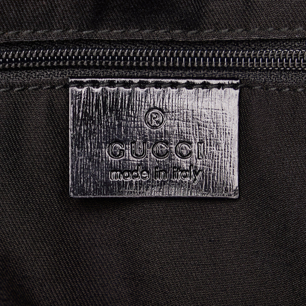 Brown Gucci GG Canvas Full Moon Tote Bag