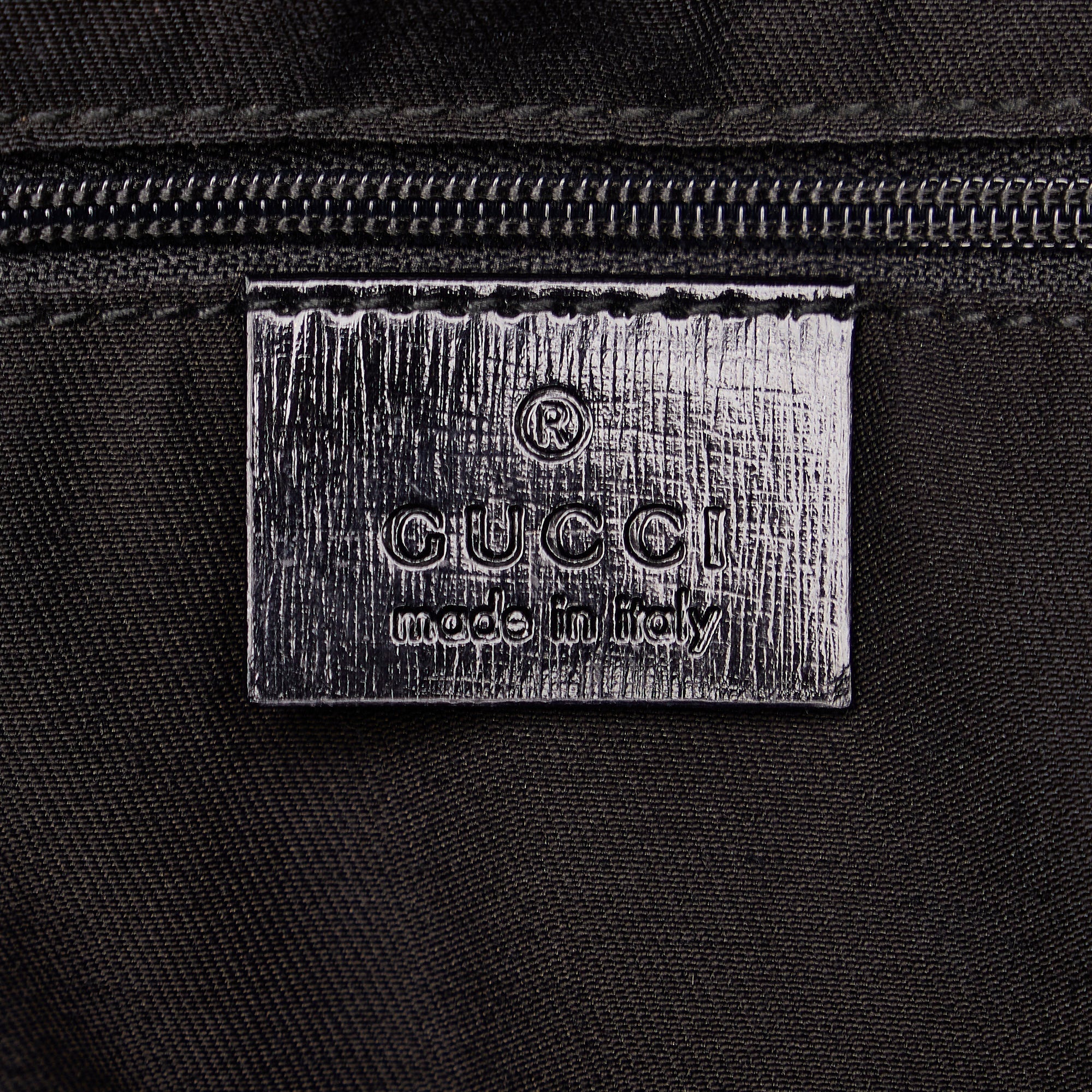Brown Gucci GG Canvas Full Moon Tote Bag